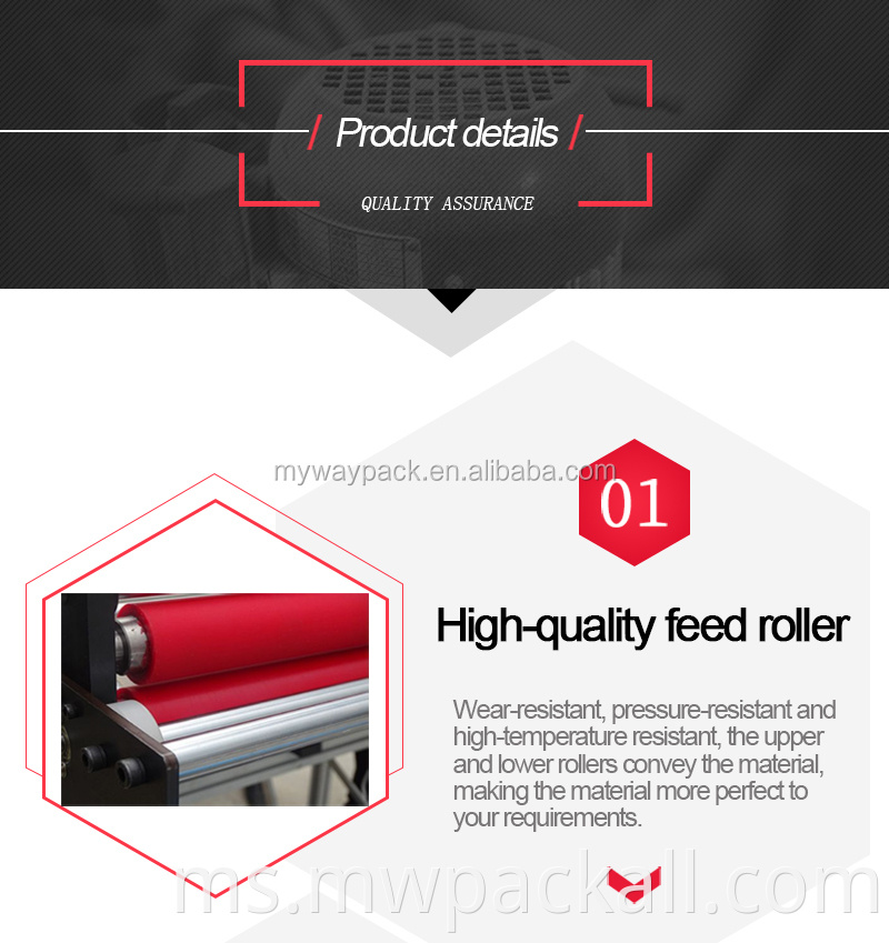 Roll to sheet heat seal cutting machine membuat mesin mengeluarkan beg plastik dengan harga terus kilang